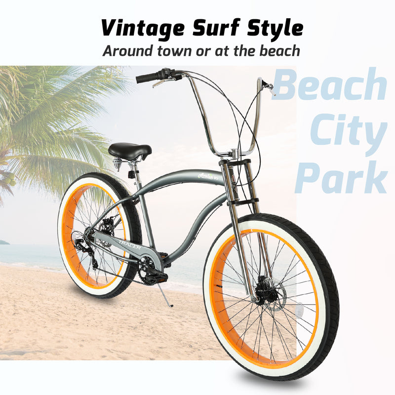 Tracer 29" Avalon GT Fat Tire Stretch Beach Cruiser Bike