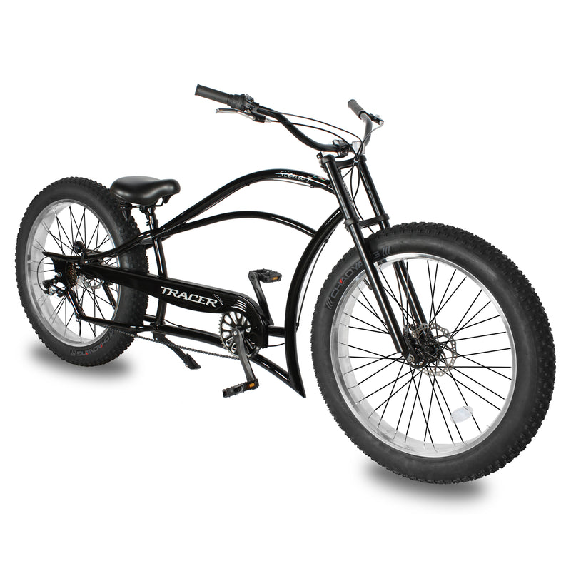 Tracer 26" Siena Chopper Stretch Cruiser Fat Tire Bike