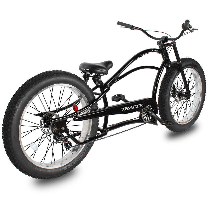 Tracer 26" Siena Chopper Stretch Cruiser Fat Tire Bike