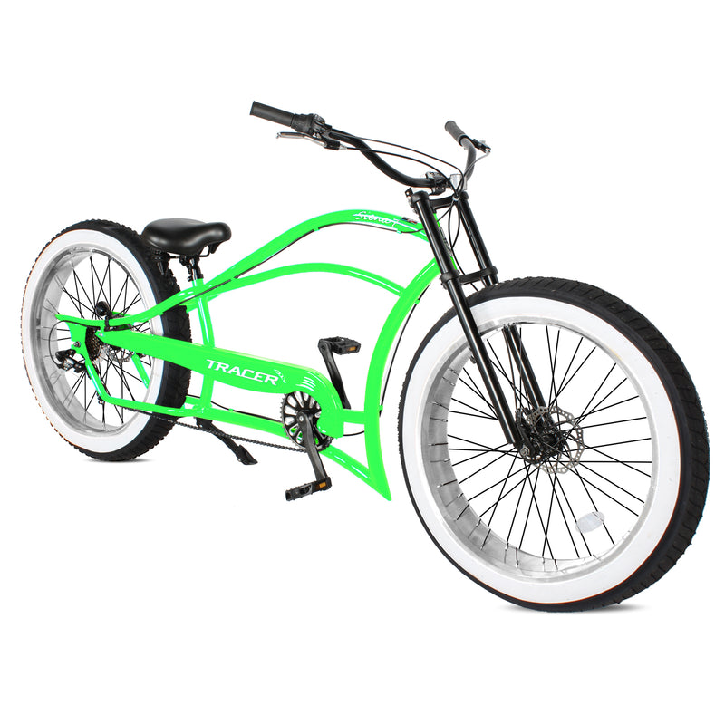 Tracer 26" Siena Chopper Stretch Cruiser Fat Tire Bike