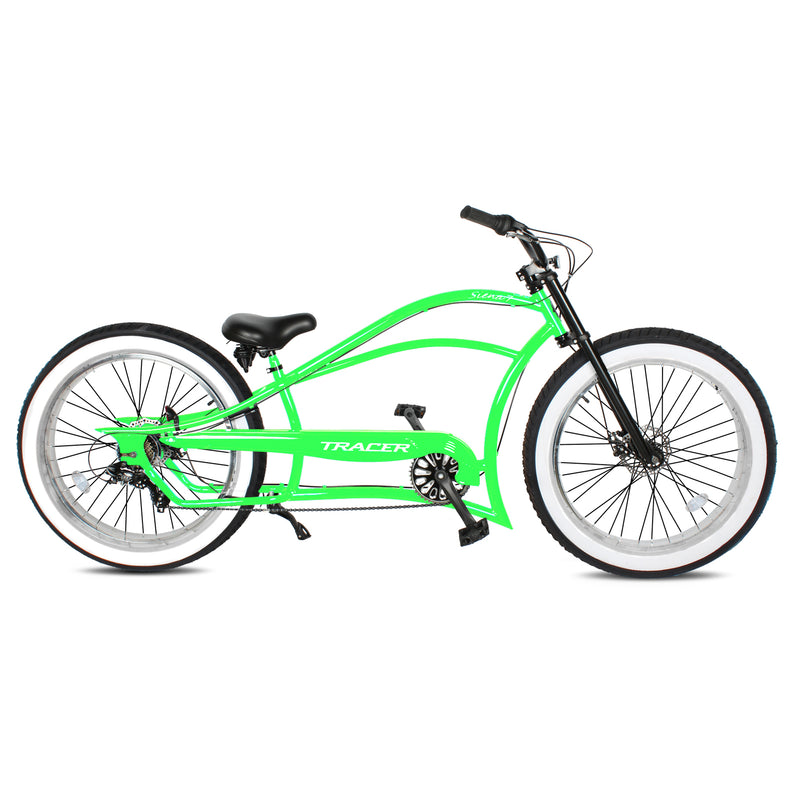 Tracer 26" Siena Chopper Stretch Cruiser Fat Tire Bike