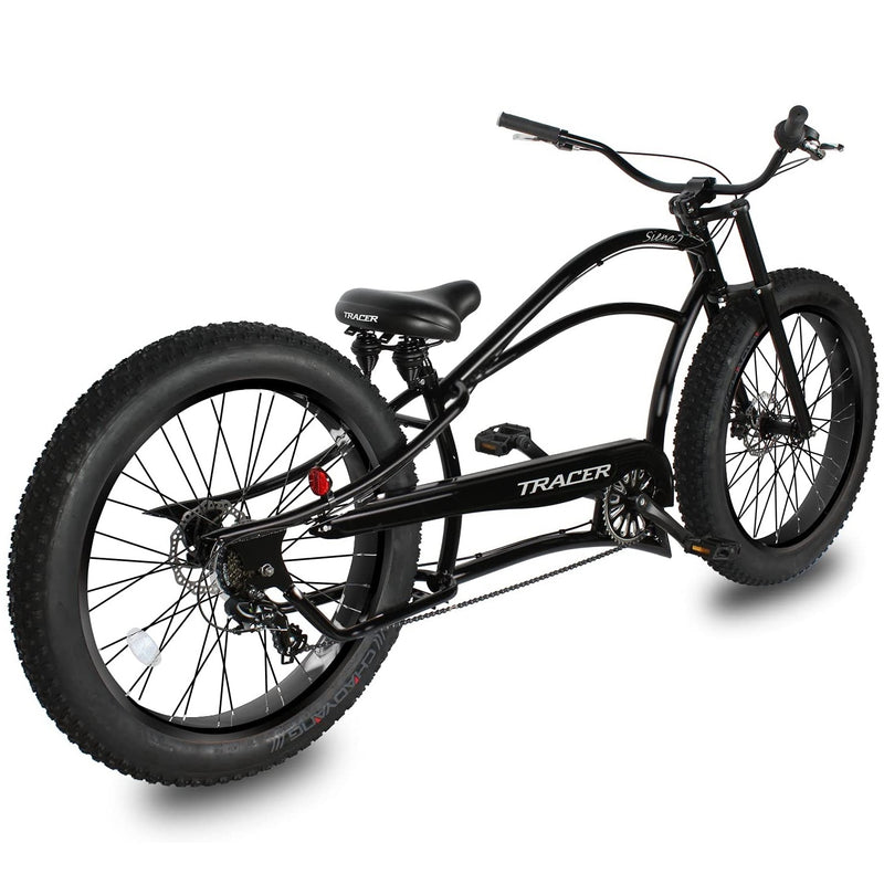 Tracer 26" Siena Chopper Stretch Cruiser Fat Tire Bike