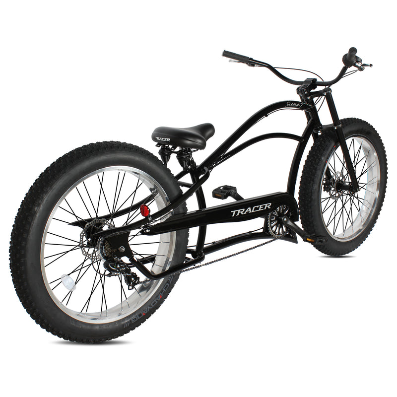 Tracer 26" Siena Chopper Stretch Cruiser Fat Tire Bike