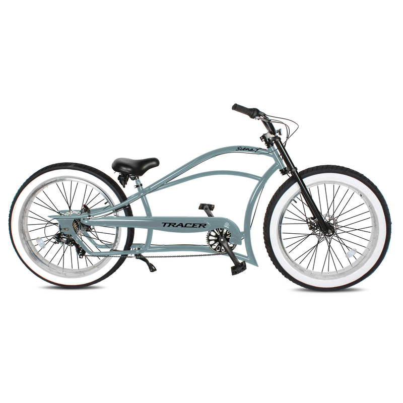 Tracer 26" Siena Chopper Stretch Cruiser Fat Tire Bike