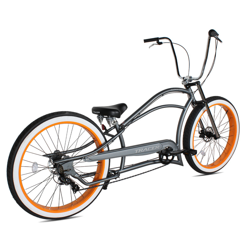 Tracer 29" Siena GT-7 Chopper Stretch Cruiser Fat Tire 7-Speed Bike