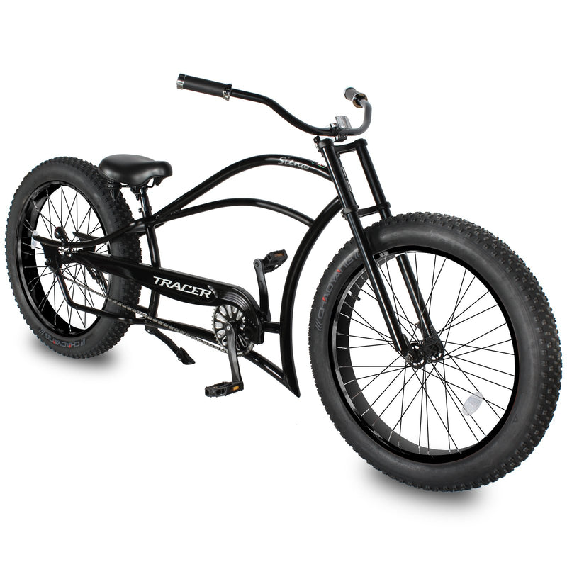 Tracer 26" Siena Chopper Stretch Cruiser Fat Tire Bike