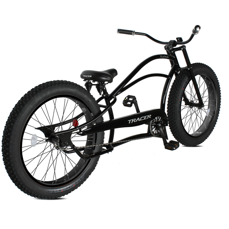 Tracer 26" Siena Chopper Stretch Cruiser Fat Tire Bike