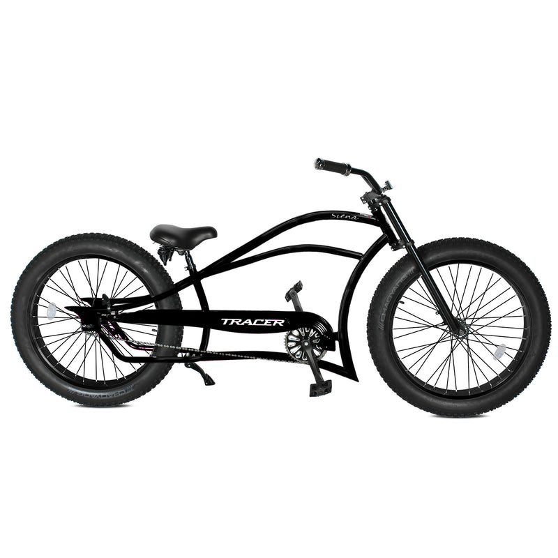 Tracer 26" Siena Chopper Stretch Cruiser Fat Tire Bike