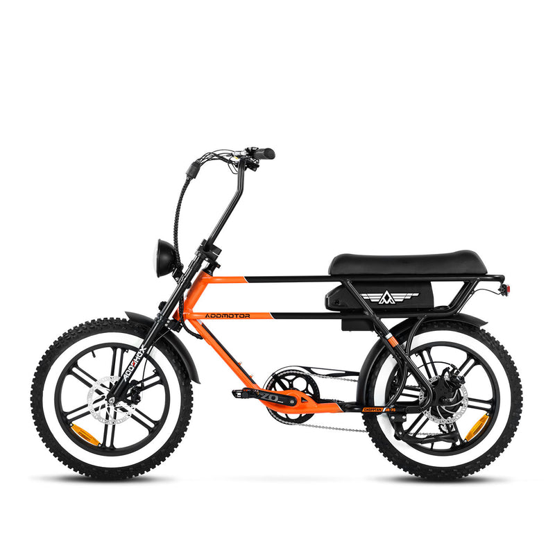 Electric Bike Addmotor Choptan Orange Left