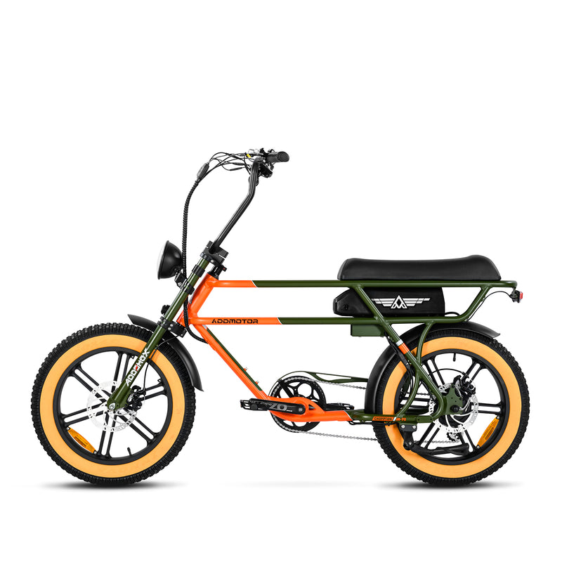 Electric Bike Addmotor Choptan Green Left