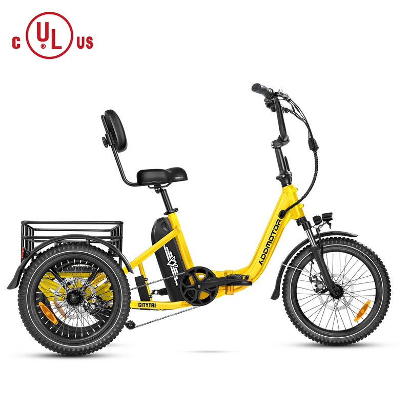 Electric Bike Addmotor CityTri310 Yellow Right