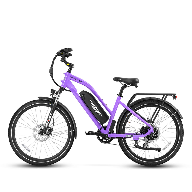 Electric Bike Addmotor E-43 Purple Left