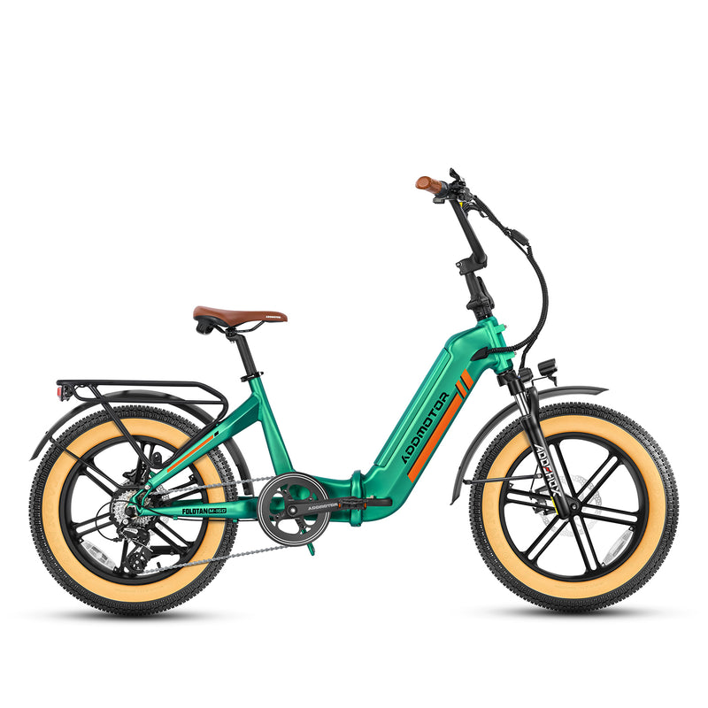 Electric Bike Addmotor Foldtan Green Right