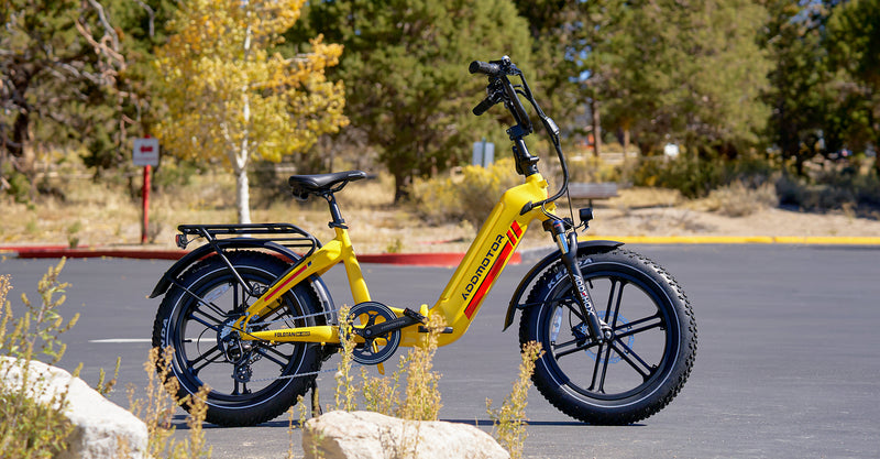 Electric Bike Addmotor Foldtan Streetside