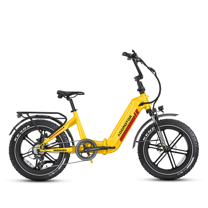 Electric Bike Addmotor Foldtan Yellow Right