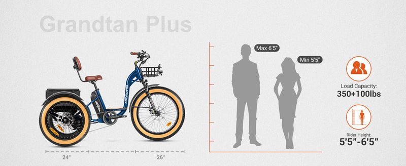 Electric Bike Addmotor GrandtanPlus2 Heights