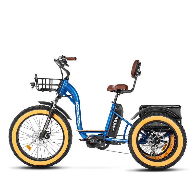 Electric Bike Addmotor GrandtanTurbo Blue Left