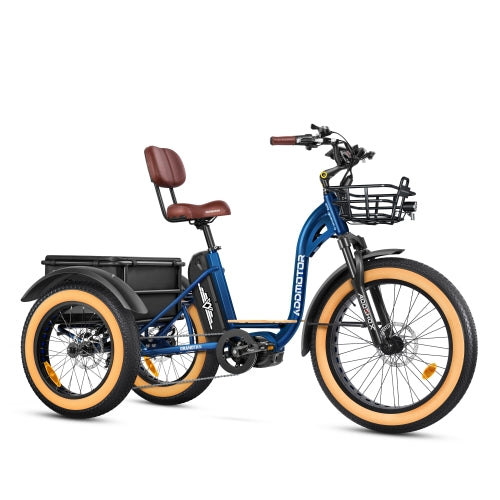 Electric Bike Addmotor GrandtanTurbo Blue Right Front