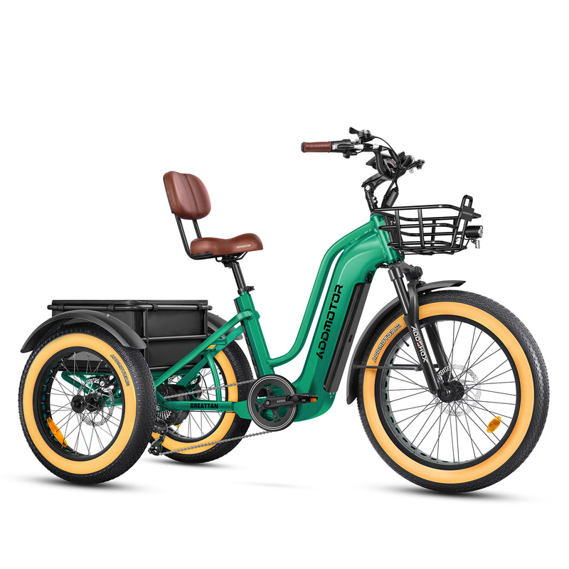 Electric Bike Addmotor Greattan Green Right Front