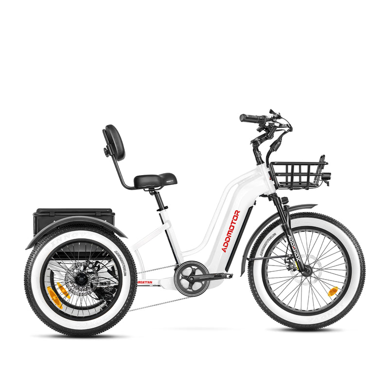 Electric Bike Addmotor Greattan White Right