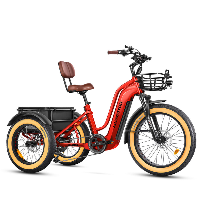 Electric Bike Addmotor Greattan Red Right Front