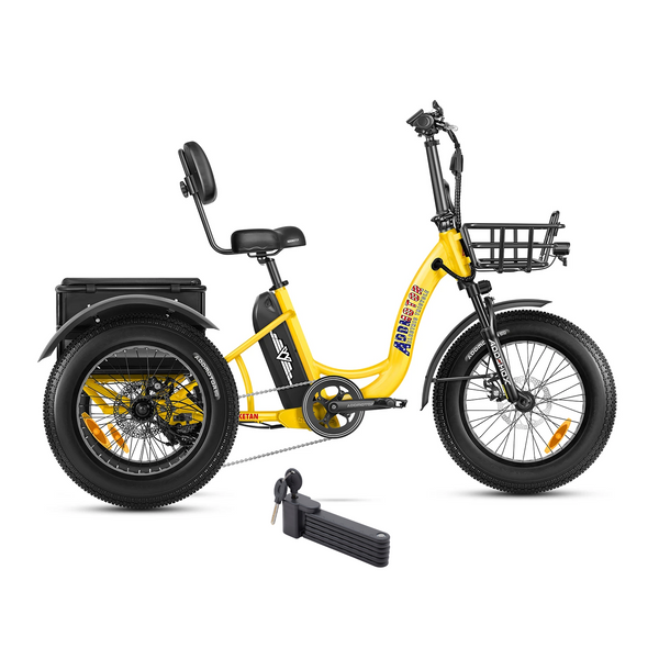 Electric Bike Addmotor Triketan2 Yellow Right