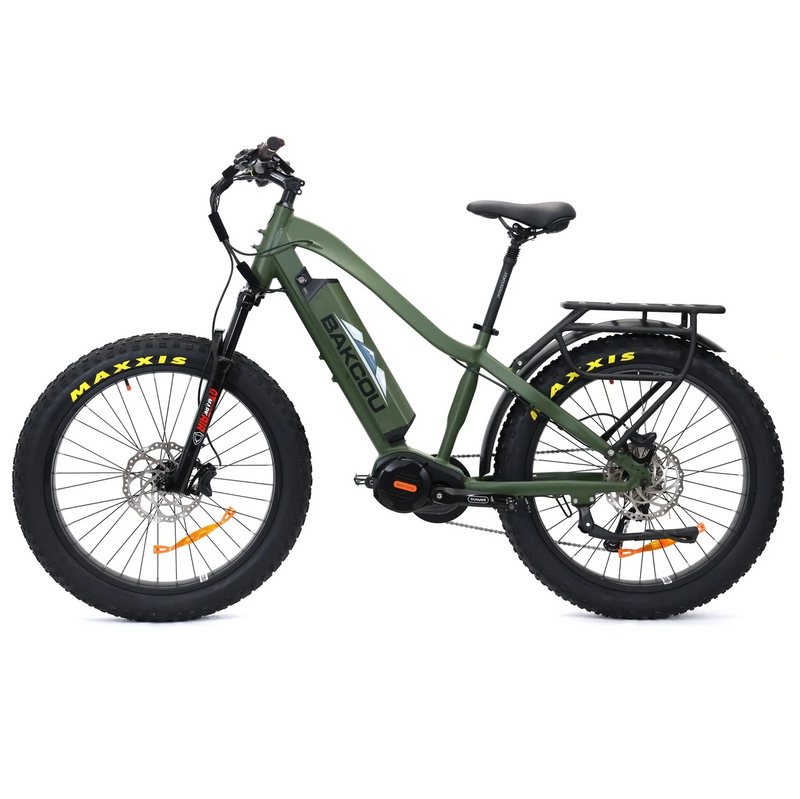 Electric Bike Bakcou Mule Green Left