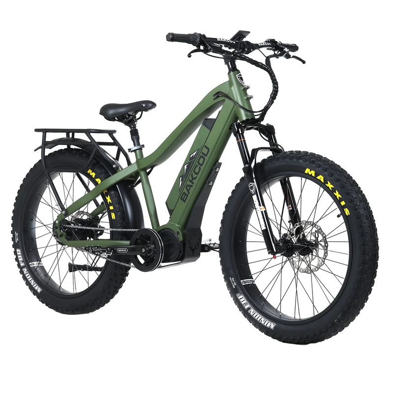 Electric Bike Bakcou Mule Jager Green Right Front