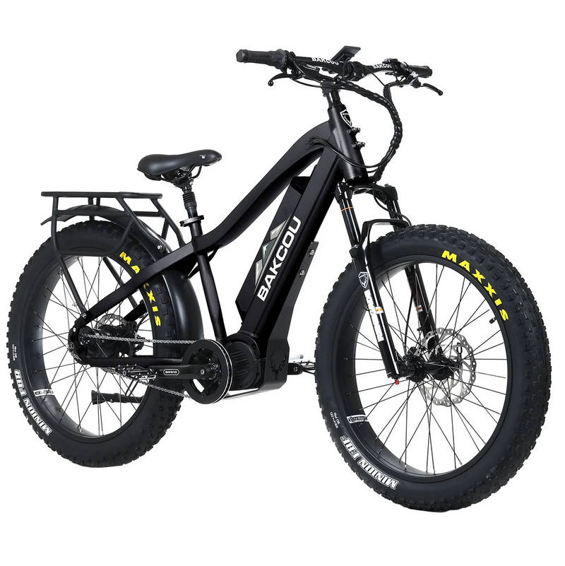 Electric Bike Bakcou Mule Jager Black Right Front 