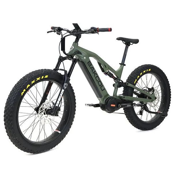 Electric Bike Bakcou Scout Green Left Front