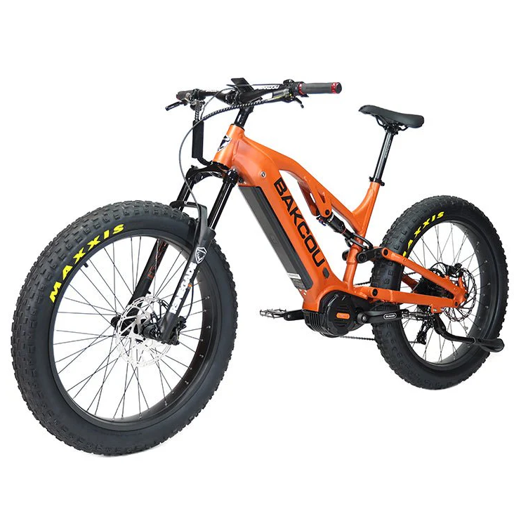 Electric Bike Bakcou Scout Orange Left Front