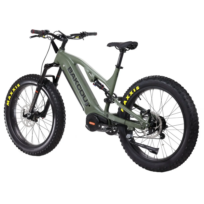 Electric Bike Bakcou Scout Jager Green Left Rear