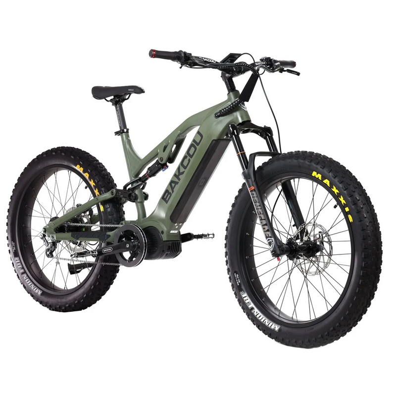 Electric Bike Bakcou Scout Jager Green Right Front