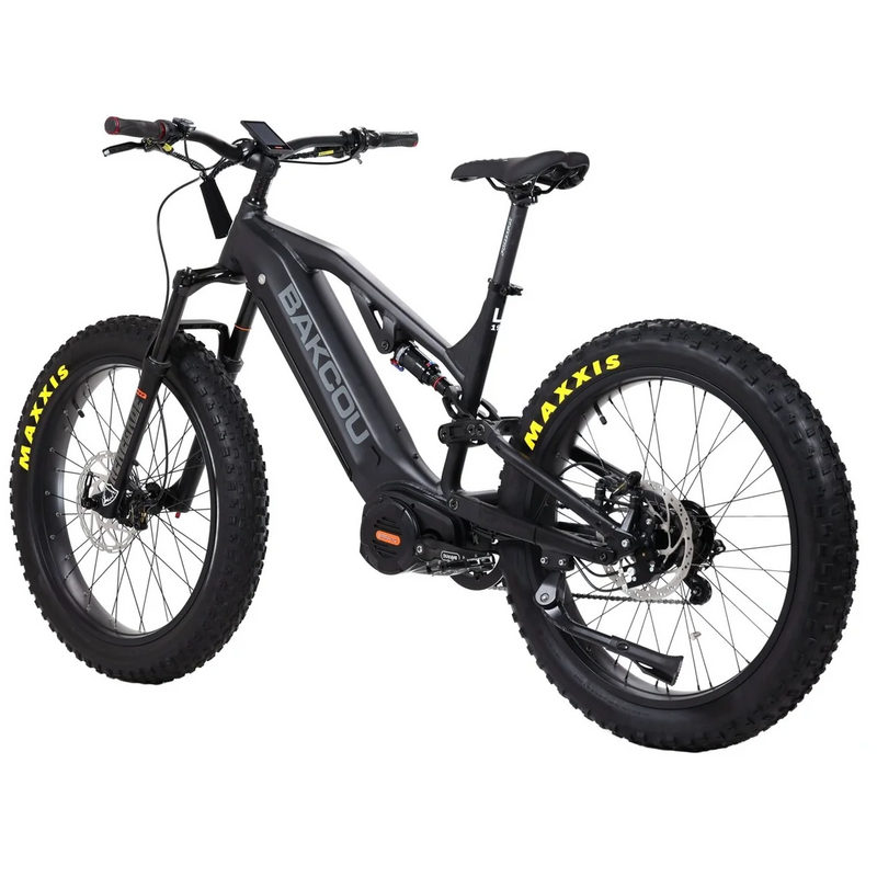 Electric Bike Bakcou Scout Jager Black Left Rear