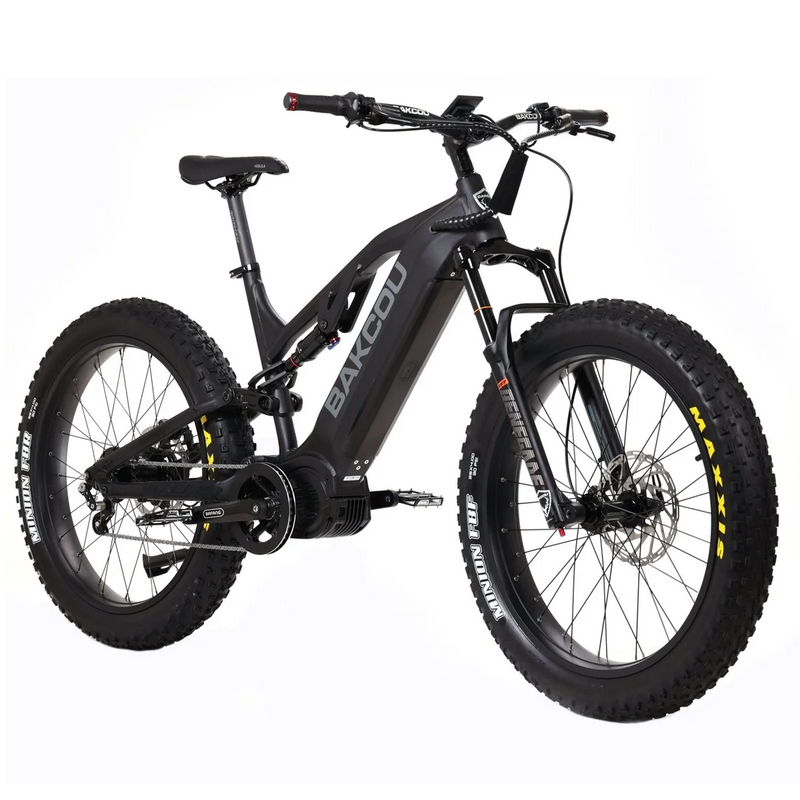 Electric Bike Bakcou Scout Jager Black Right Front