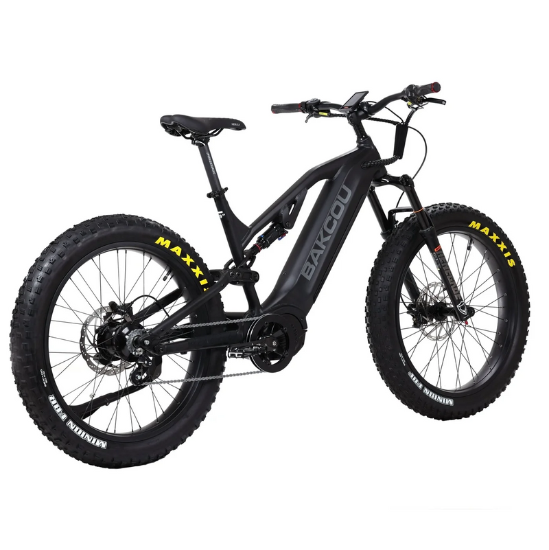 Electric Bike Bakcou Scout Jager Black Right Rear