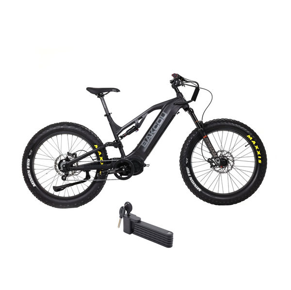 Electric Bike Bakcou Scout Jager Matte Black RIght