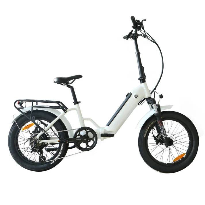 Electric Bike Coastal Cruiser BB-20x3 White Right