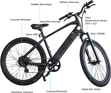 Electric Bike Coastal Cruisers Bobcat Features