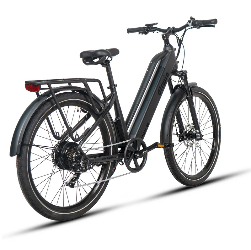 Electric Bike Dirwin Pacer Lite Black Right Rear