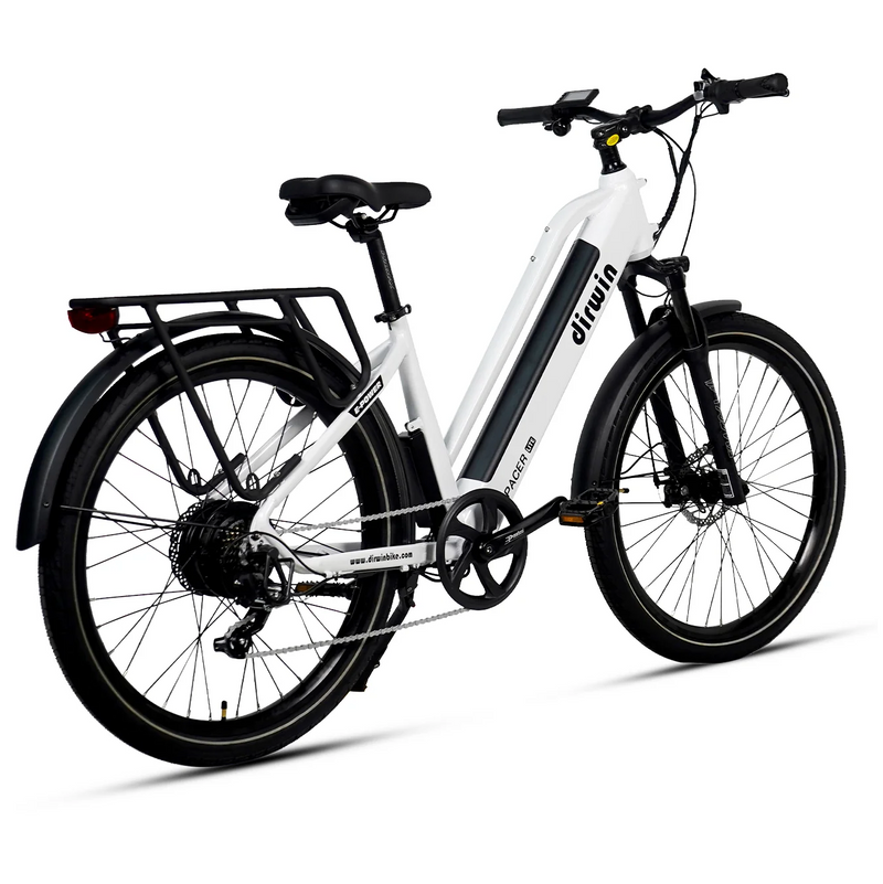 Electric Bike Dirwin Pacer Lite White Right Rear