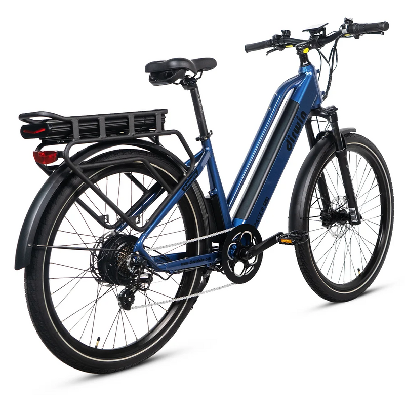 Electric Bike Dirwin Pacer Plus Blue Right Rear