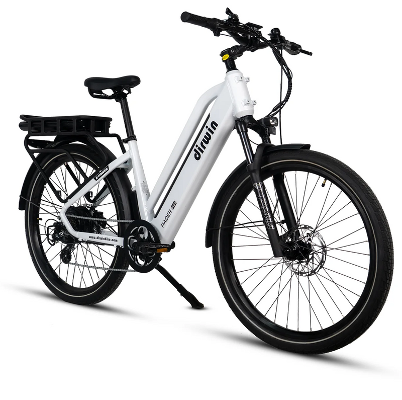 Electric Bike Dirwin Pacer Plus White Right Front