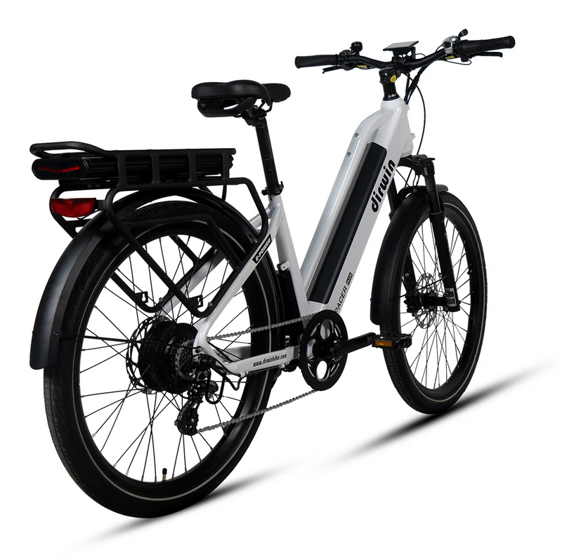 Electric Bike Dirwin Pacer Plus White Right Rear