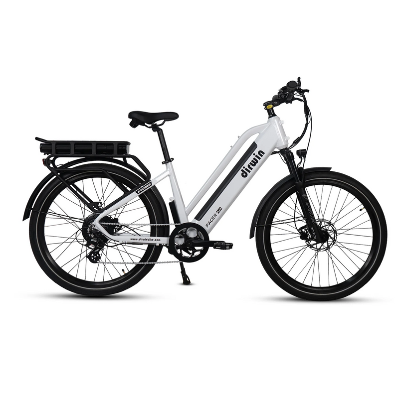 Electric Bike Dirwin Pacer Plus White Right