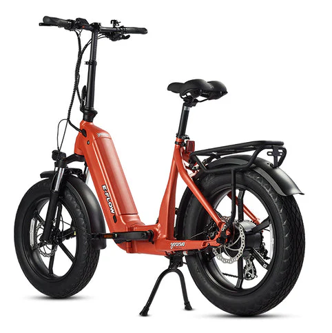 Electric Bike E-Joe E-Flow Orange Left Rear