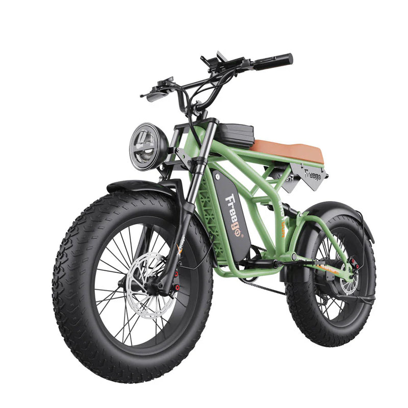 Electric Bike Freego F1 Green Left Front