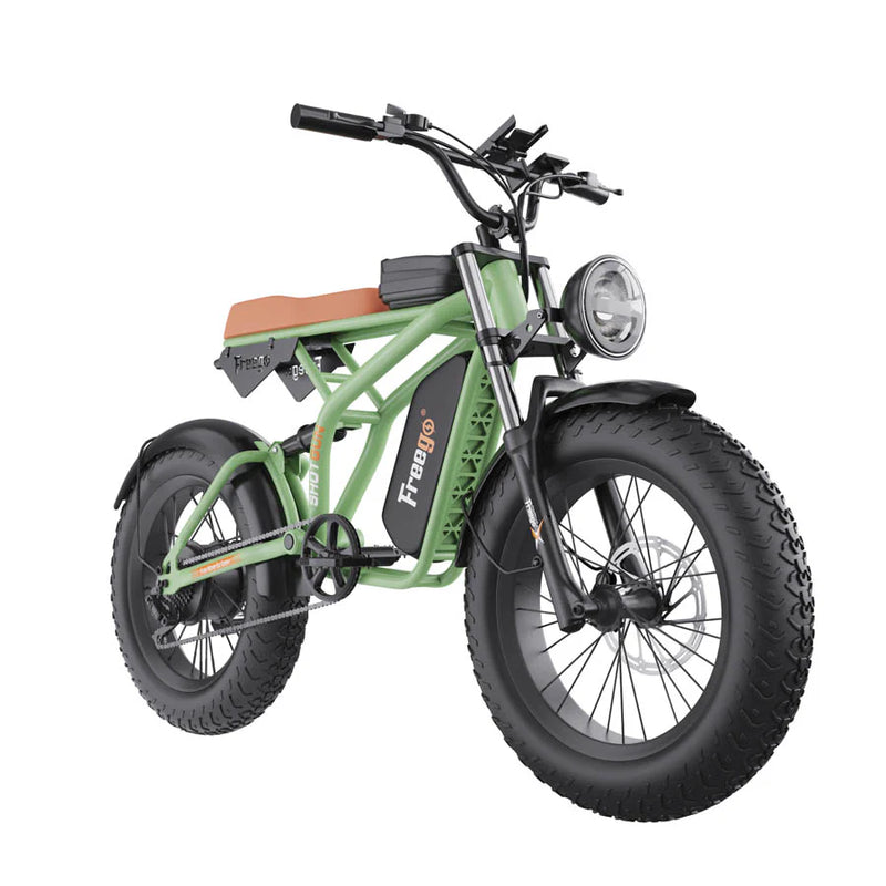 Electric Bike Freego F1 Green Right Front