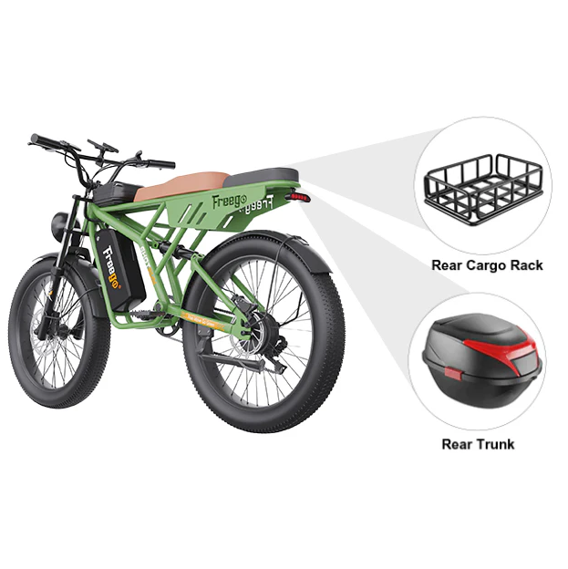 Electric Bike Freego F4 Green Features