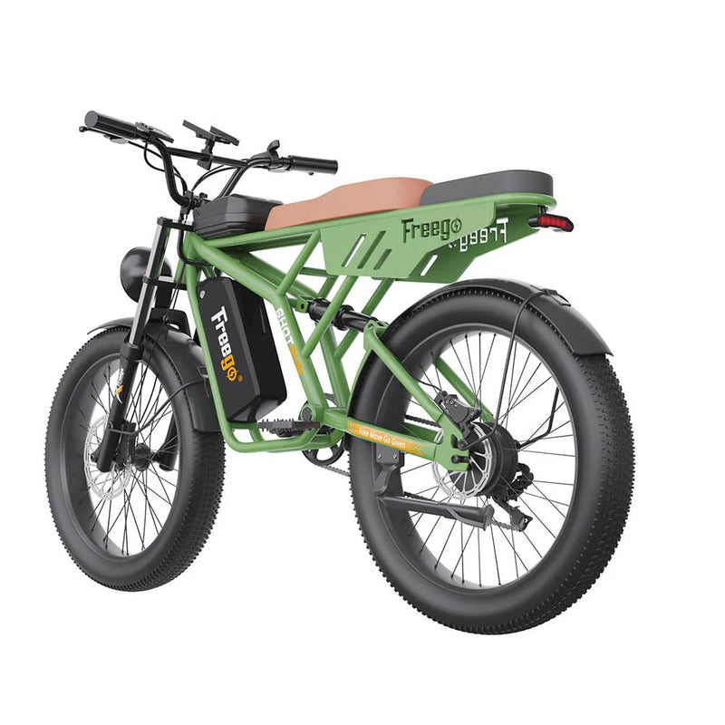 Electric Bike Freego F4 Green Left Rear